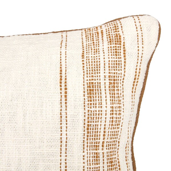 ATMOSPHERA - Coussin Sienna 38x58cm beige lin - large
