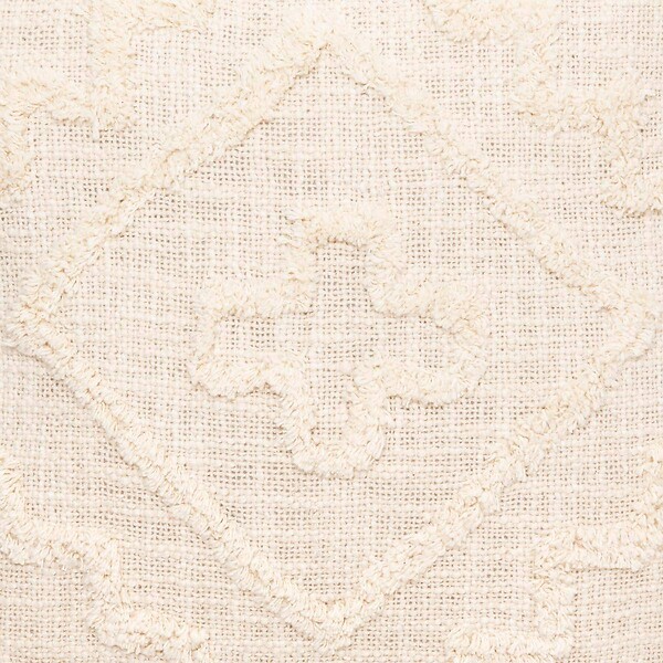 ATMOSPHERA - Coussin "Inca" coton tufté 40x40cm - large