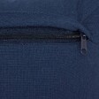 ATMOSPHERA - Coussin Groove 40x40cm rayé bleu navy - vignette