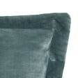 ATMOSPHERA - Coussin flanelle Cuddly bleu 30x50cm - vignette