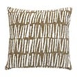 ATMOSPHERA - Housse de coussin Jeni chenille vert kaki 40x40cm - vignette