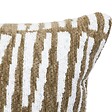 ATMOSPHERA - Housse de coussin Jeni chenille vert kaki 40x40cm - vignette