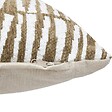 ATMOSPHERA - Housse de coussin Jeni chenille vert kaki 40x40cm - vignette