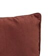 ATMOSPHERA - Coussin Lilou marron tonka 50x30cm - vignette