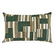 ATMOSPHERA - Coussin Calix vert Kaki 50x30cm - vignette