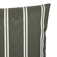 ATMOSPHERA - Housse de coussin d'extérieur Tileo 50x30cm rayée vert foncé - vignette