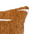 ATMOSPHERA - Housse de coussin Jeni chenille marron 50x30cm - vignette
