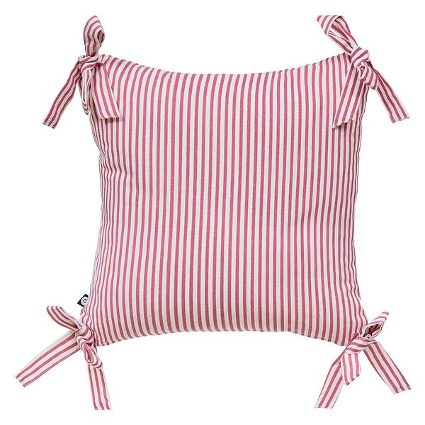 ATMOSPHERA - Coussin Fleur de rose 40x40cm rose - large