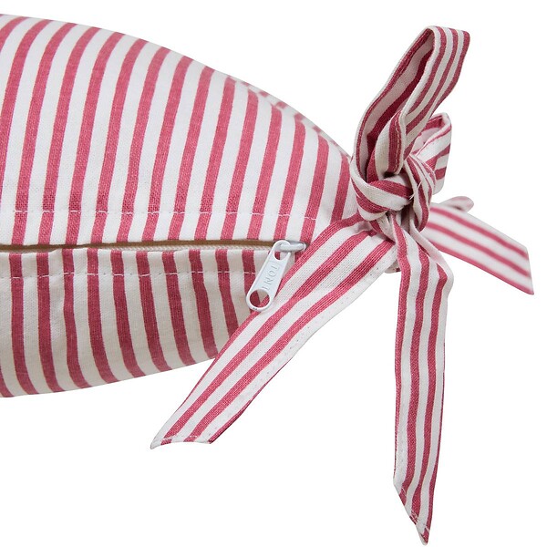 ATMOSPHERA - Coussin Fleur de rose 40x40cm rose - large