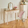 ATMOSPHERA - Coussin Fleur de rose 40x40cm rose - vignette