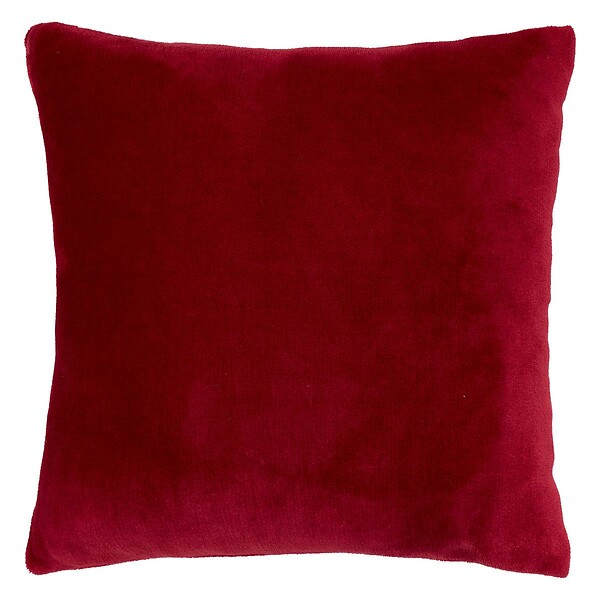 ATMOSPHERA - Coussin Ollis rouge 38x38cm - large