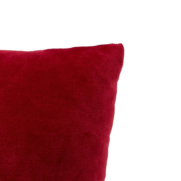 ATMOSPHERA - Coussin Ollis rouge 38x38cm - large
