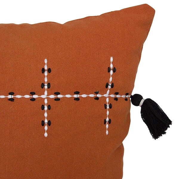 ATMOSPHERA - Coussin Mira 40x40cm terracotta - large