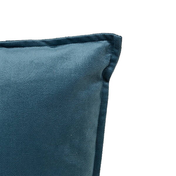 ATMOSPHERA - Coussin Lilou bleu egéen 45x45cm - large