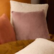 ATMOSPHERA - Coussin Ollis rose blush H38x38cm - vignette