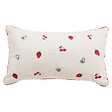 ATMOSPHERA - Coussin Fraci Fruits 50x30cm Blanc et Rouge - vignette