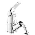 SIKO - S-Line Pro mitigeur d'évier sur pied avec douchette extractible, 2 jets, chrome (SIKOBSLPRO283) - vignette
