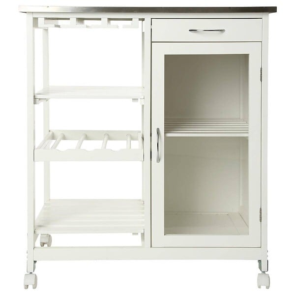 ATMOSPHERA - Desserte cuisine plateau inox - large