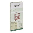 5 FIVE SIMPLY SMART - Desserte 3 niveaux Come L30cm bois et effet marbre - vignette