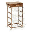 5 FIVE SIMPLY SMART - Desserte Acacia 50x34,5x88,8cm 4 niveaux - vignette
