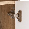 5 FIVE SIMPLY SMART - Ilot de cuisine effet bois naturel blanc 90x110cm - vignette