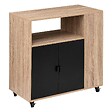 5 FIVE SIMPLY SMART - Desserte 3 niveaux "Aliaj" noir - vignette