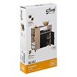 5 FIVE SIMPLY SMART - Desserte 3 niveaux "Aliaj" noir - vignette