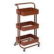 5 FIVE SIMPLY SMART - Desserte Color edition 3 niveaux 45x36,5x86cm marron - vignette