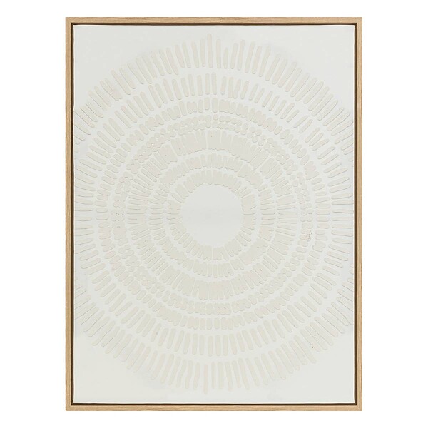 ATMOSPHERA - Déco murale 3D Angeli blanc 60x80cm - large