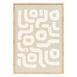 ATMOSPHERA - Déco mural 3D Disa beige 50x70cm - vignette