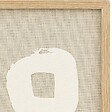 ATMOSPHERA - Déco mural 3D Disa beige 50x70cm - vignette