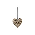ATMOSPHERA - Déco murale osier coeur D12cm - vignette
