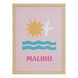 ATMOSPHERA - Affiche encadrée Libe 30x40cm "Malibu" - vignette