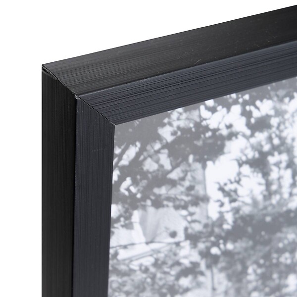 ATMOSPHERA - Affiche encadrée Ayu noir et blanc 70x100cm - large