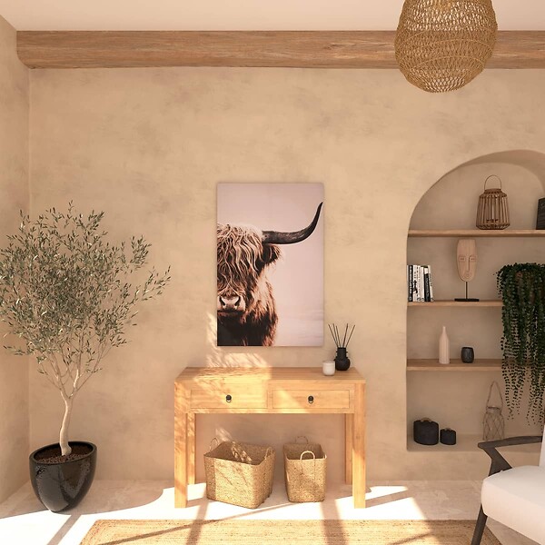 ATMOSPHERA - Toile encadrée "Animaux" 75x115cm - large