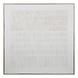 ATMOSPHERA - Toile 3D Morens 100x100cm blanc - vignette