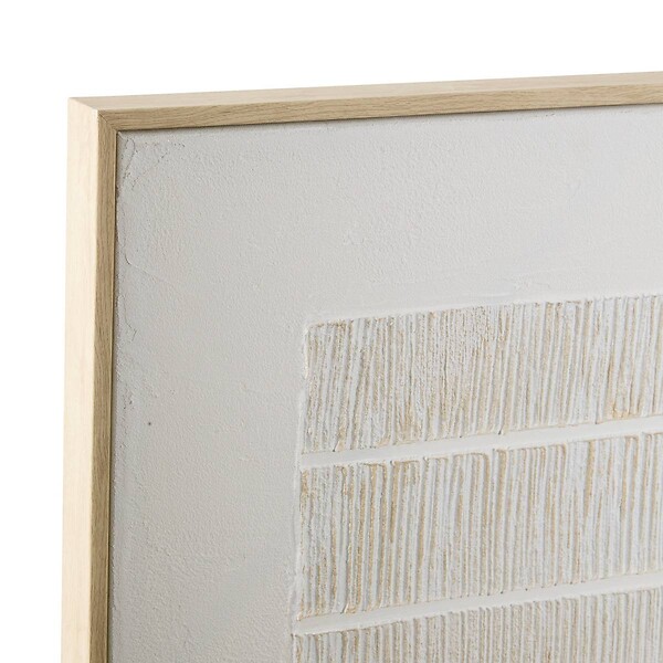 ATMOSPHERA - Toile 3D Morens 100x100cm blanc - large