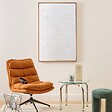 ATMOSPHERA - Toile 3D Marilou blanc 116x75cm - vignette