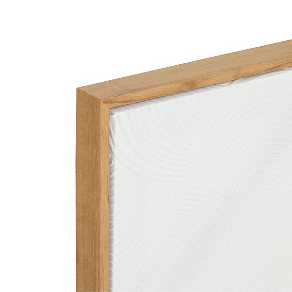 ATMOSPHERA - Toile 3D Marilou blanc 116x75cm - large