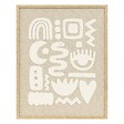 ATMOSPHERA - Déco murale 3D Petra beige 40x50cm - vignette