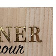 ATMOSPHERA - Déco murale "Louison" bois 78x28cm - vignette