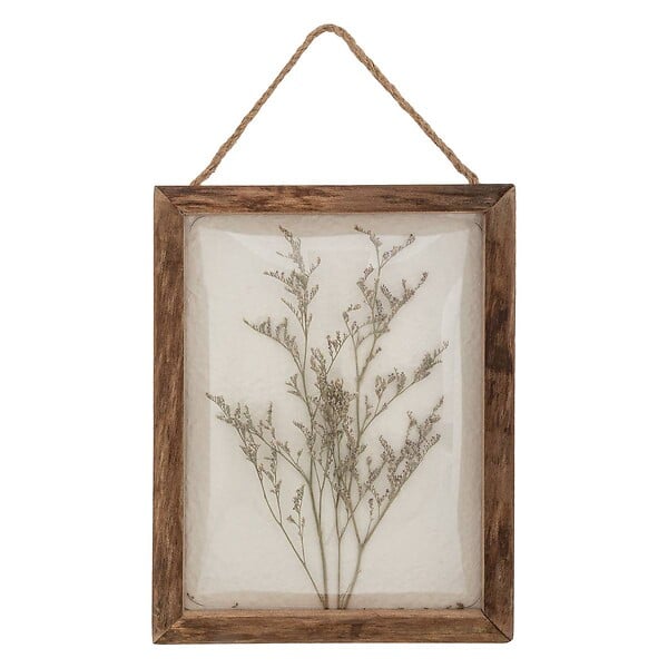 ATMOSPHERA - Déco murale fleurs Jonas bois 20x25cm - large