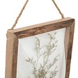 ATMOSPHERA - Déco murale fleurs Jonas bois 20x25cm - vignette