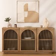 ATMOSPHERA - Déco mural 3D Amari beige 70x70cm - vignette