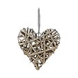 ATMOSPHERA - Déco murale osier coeur D20cm - vignette