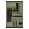ATMOSPHERA - Toile peinte encadrée Roshan vert 116x75cm - vignette