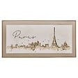 ATMOSPHERA - Toile imprimée encadrée Marlow noir et blanc 116x58cm - vignette