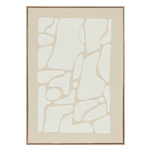 ATMOSPHERA - Toile 3D Ziad beige 50x70cm - large