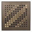 ATMOSPHERA - Toile Douwy 78x78cm vert foncé - vignette