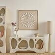 ATMOSPHERA - Toile 3D Houria beige 78x78cm - vignette